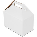 White Medium Gable Boxes 8 x 4.88 x 5.25"