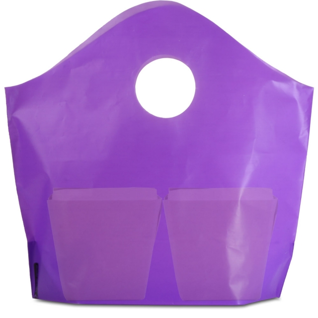 Purple Frosty Wave Bag - 12 x 11 x 4"