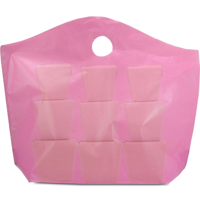 Sizzling Pink Frosty Wave Bag - 22 x 18 x 8"