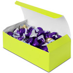 1 lb. Leaf Green Paper Candy Boxes - 7 x 3.375 x 2 in.