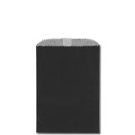 1/4# Black Gourmet Glassine Bags 4.75 x 6.75"