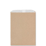 1/2# Recycled Natural Brown Kraft Gourmet Glassine Bags 5.75 x 7.5"