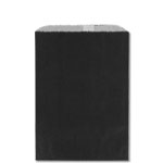 1# Black Gourmet Glassine Bags 6.75 x 9.25"