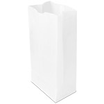 8 Lb. White Double Wax Grease Resistant SOS Bag
