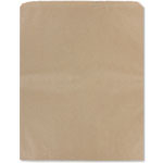 12" x 15" 100% Recycled Natural Brown Kraft Merchandise Bags