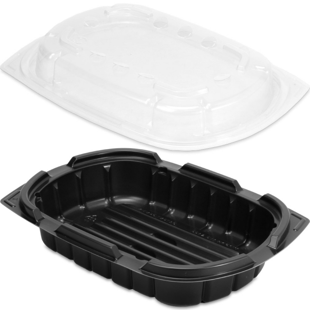 Fried Food Takeout Container and Lid Combo Pack - 24 oz.