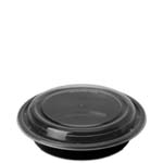 24 oz. Microwavable Round Bowl with Clear Dome Lid