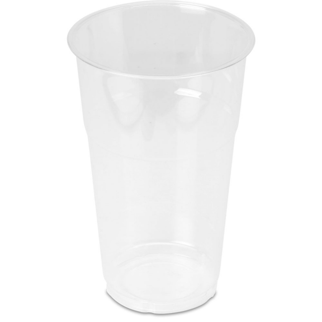 24 oz. Fineline Clear Plastic Cold Cups