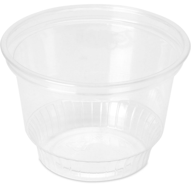 8 oz. Fineline Clear Plastic Ice Cream Sundae Cup
