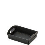 Black E-Flute Cesto Tray - 8-5/8 x 6-1/16 x 2-3/8 in.