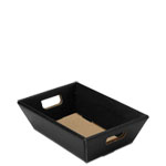 Black E-flute Market Totes - 6 x 4-1/4 x 2 in.