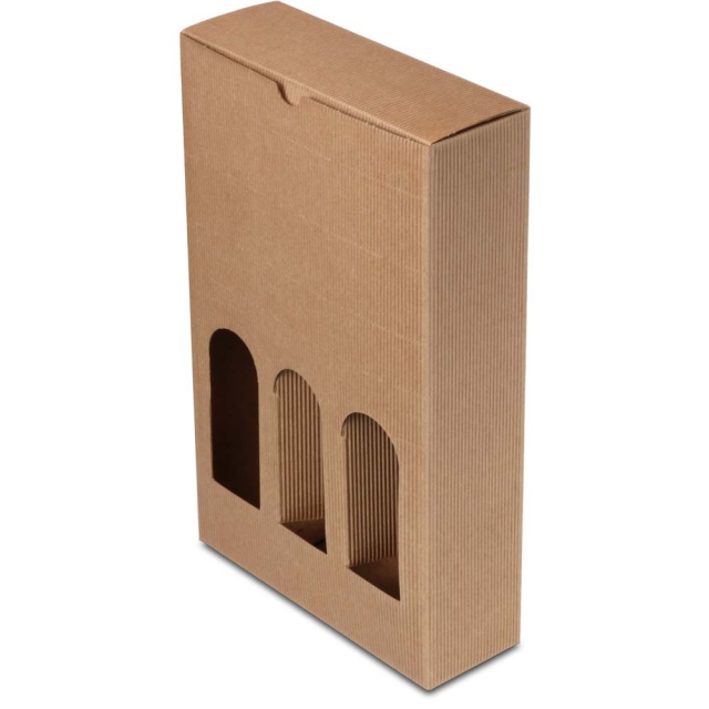 Olive Oil Gift Box - Natural Textured Rib Grande 3 - Bottle