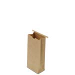 1 lb. Natural Brown Kraft Tin Tie Bags with Polypropylene Liner