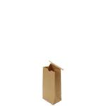 1/2 lb. Natural Brown Kraft Tin Tie Bags with Polypropylene Liner