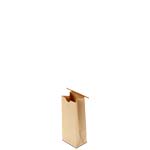1/4 lb. Natural Brown Kraft Tin Tie Bags with Polypropylene Liner