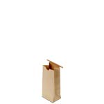 1/2 lb. Natural Brown Kraft Tin Tie Bags with Polypropylene Liner