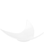 3.25 in. White Tiny Twist Plate