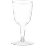 2 oz. Clear Poly Wine Goblets