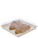 Clear PET Lid for Square Samurai Wooden Dish - 42 oz.