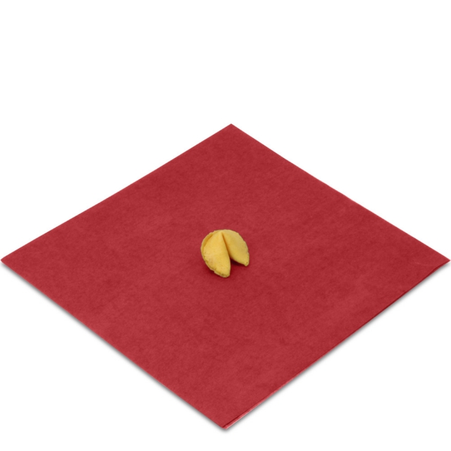 Cherry Red High Performance Waxed Tissue - 12" x 12"