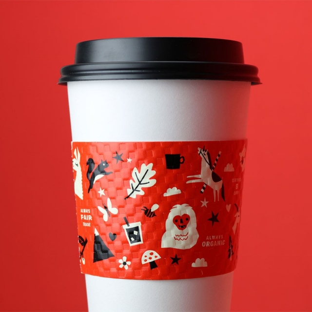 Custom on sale coffee sleeves