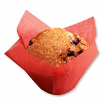 Large Red Tulip Cupcake Liners 2.25 x 2.75 x 4 in. (4-5 oz.)