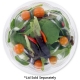 48 oz Compostable Clear Plastic Salad Bowl - Made from PLA