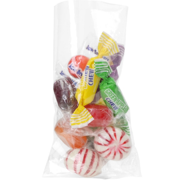3 x 5.5 in. Clear Flat Clear BOPP Plastic Food Bags