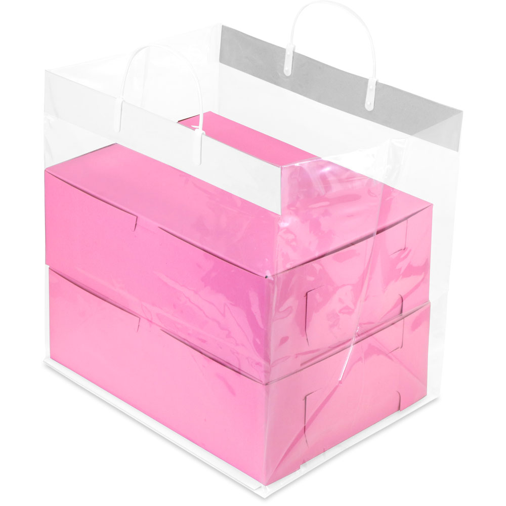 12 x 12 Clear Box With Handle