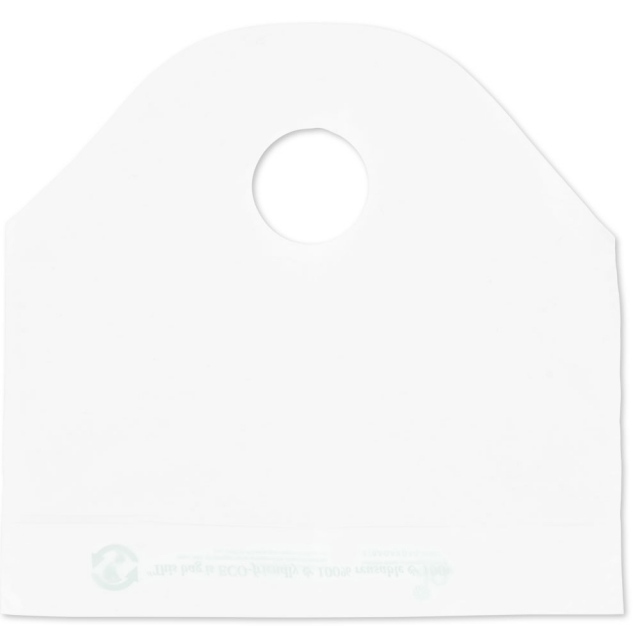 Biodegradable Super Wave Carryout Bags - 12 x 12 + 3"