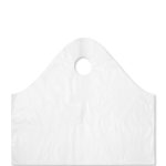 18" x 16" + 9" White Super Wave Carry Out Bags (500/case)