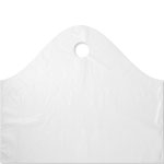 24" x 20" + 11" White Super Wave Carry Out Bags (250/case)
