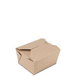 100% RECYCLED BioPlus Earth #1 Brown Kraft Snack Box