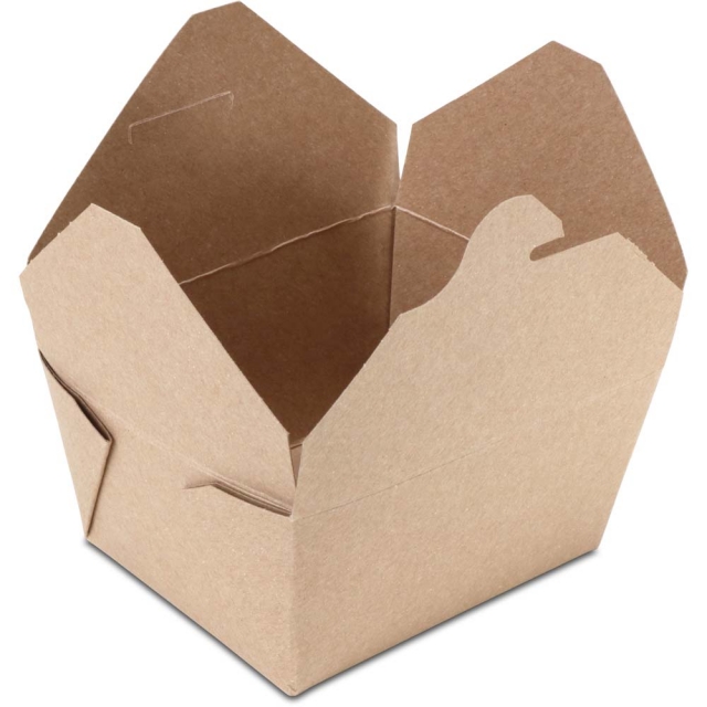 100% RECYCLED BioPlus Earth #1 Brown Kraft Snack Box