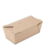 100% RECYCLED BioPlus Earth #9 Brown Kraft Food Boxes