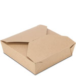 100% RECYCLED BioPlus Earth #5 Brown Kraft Food Boxes