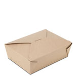 100% RECYCLED BioPlus Earth #3 Brown Kraft Food Boxes