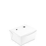 Bio-Pak Dine White #1 Snack Boxes