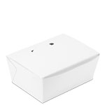 Bio-Pak Dine White #4 Deep Meal Boxes