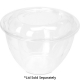 48 oz Compostable Clear Plastic Salad Bowl - Made from PLA