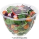 48 oz Compostable Clear Plastic Salad Bowl - Made from PLA
