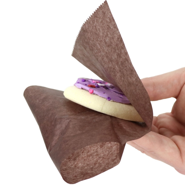 CHOCOLATE 6 X 10-3/4 Lightweight Bakery Pick-up Tissue