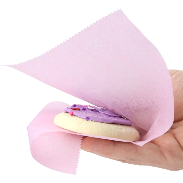STRAWBERRY PINK 6 X 10-3/4" Lightweight Bakery Pick-up Tissue