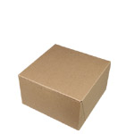 7 x 7 x 4" 100% Recycled Brown Kraft Pastry Bakery Boxes