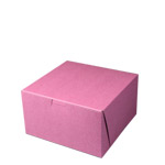7 x 7 x 4" Pink Cupcake Bakery Boxes