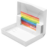 Pearl Lace Gift Card Boxes w/ White Interior