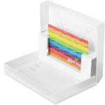 Pearl Sheen Ice Gift Card Boxes w/ White Interior