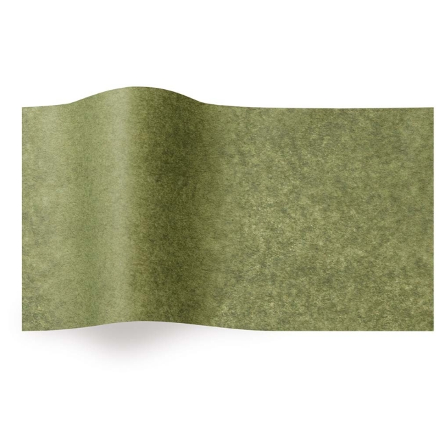 Olive Tissue Paper - Satinwrap Tissue Paper - 20 x 30 in.