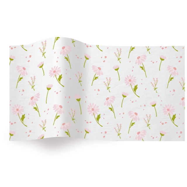 Blooming Fields Tissue Paper - Pattern Retail Tissue - 20 x 30 in.