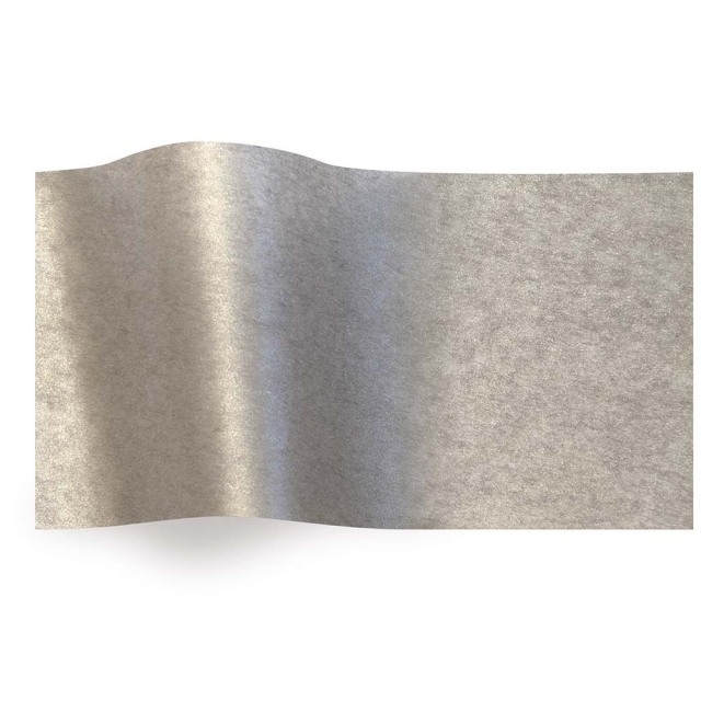 Pewter Tissue Paper - 2 Sided Pearlesence Tissue paper- 20 x 30 in.